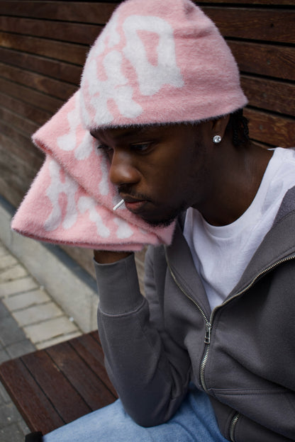 Blossom Pink Mohair Beanie