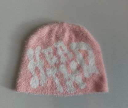 Blossom Pink Mohair Beanie