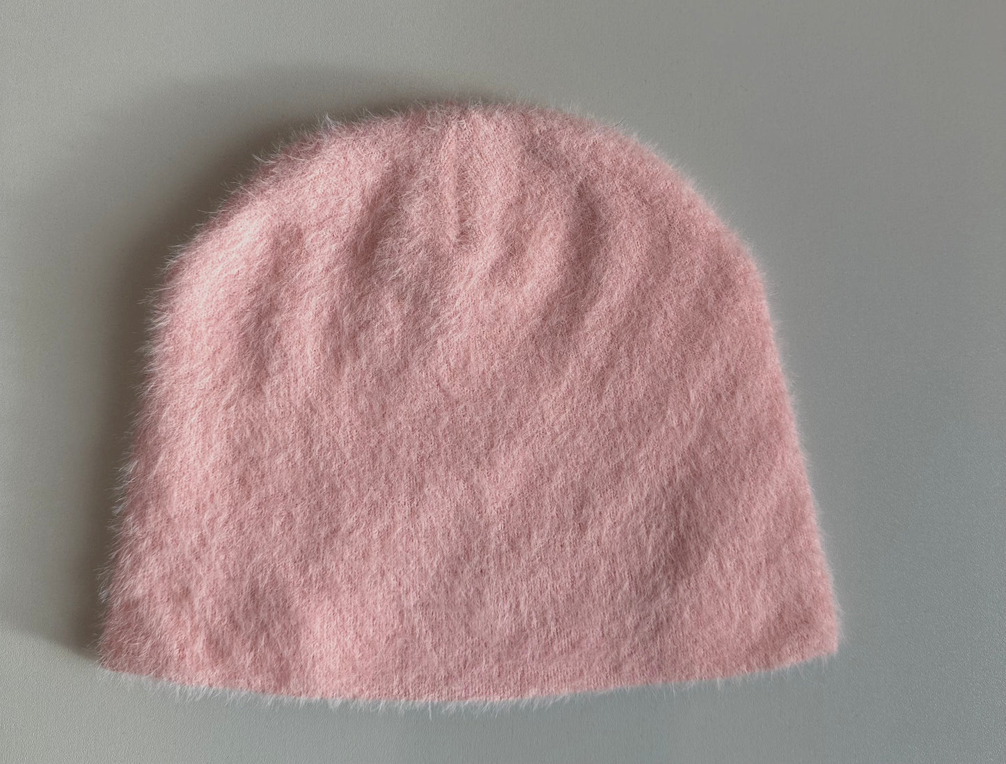 Blossom Pink Mohair Beanie